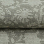 Bradley Hand Block Printed Linen Upholstery Fabric