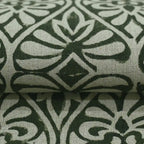 Flint Floral Hand Block Print Fabric