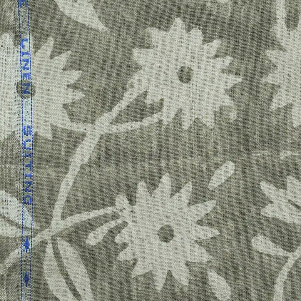 Hayley Hand Block Printed Linen