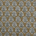 Aster Hand Block Linen Fabric