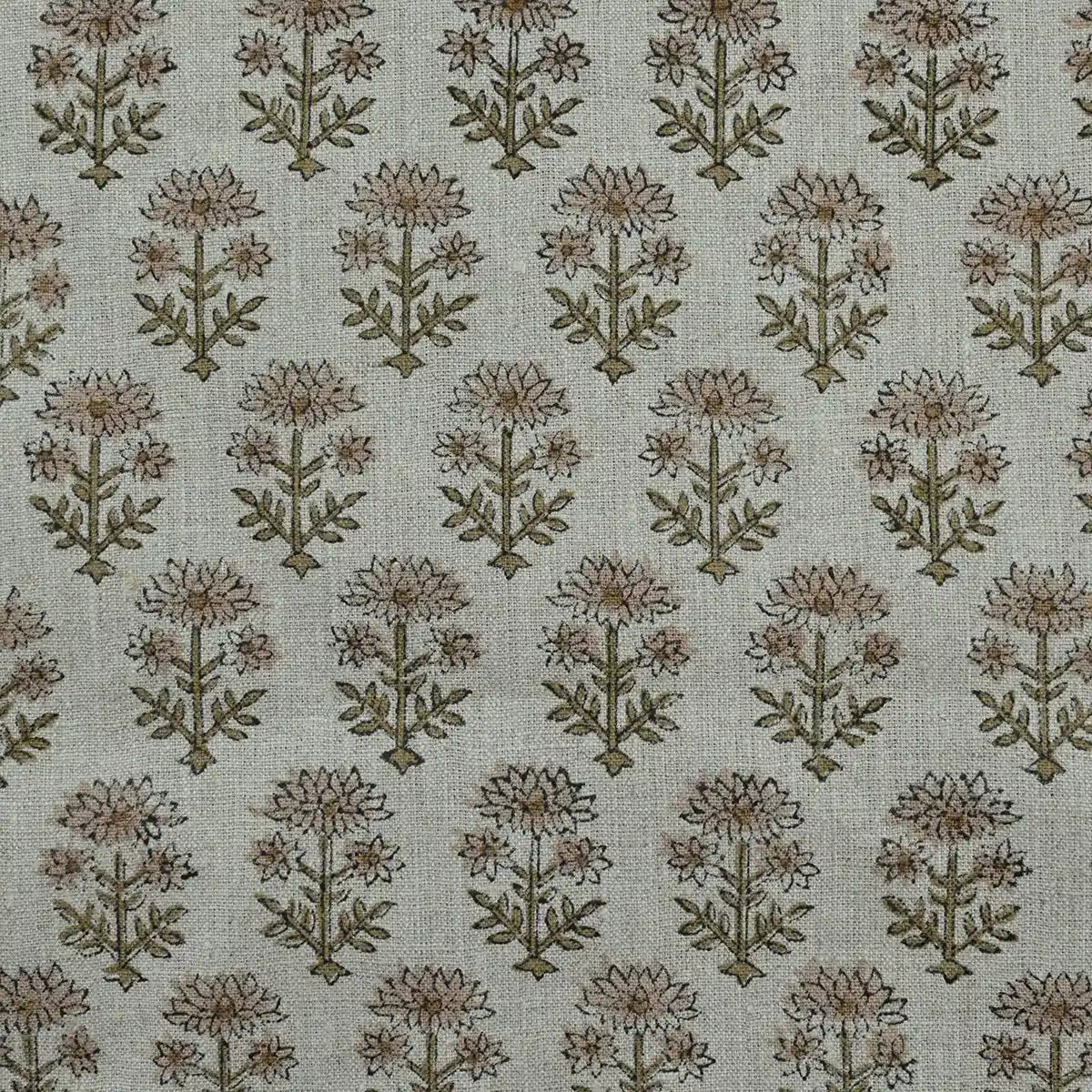 Zelda Hand Block Printed Linen