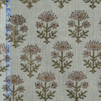 Zelda Hand Block Printed Linen