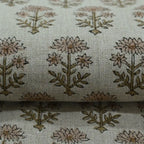 Zelda Hand Block Printed Linen