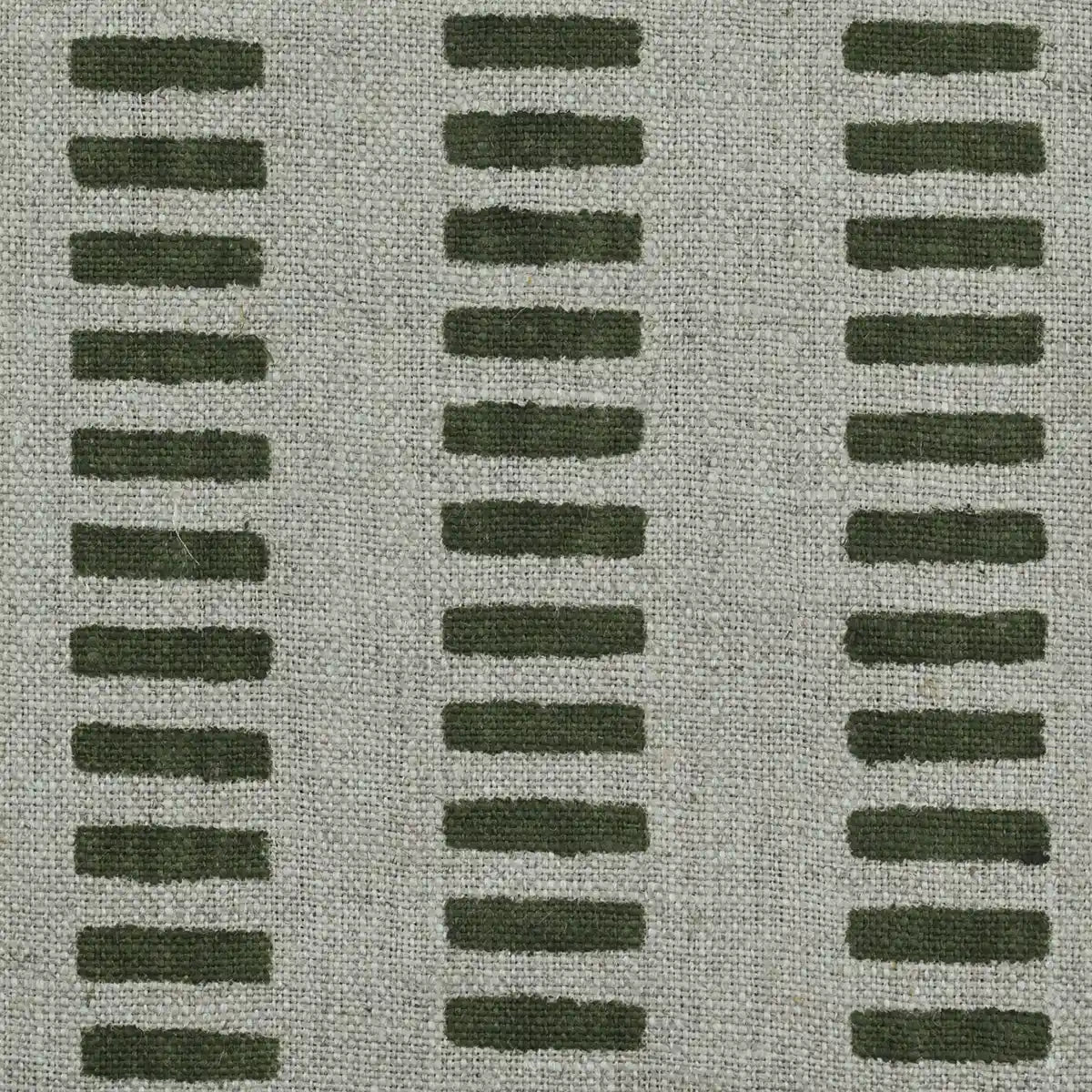 Vesper Indian Block Print Linen Fabric by the Yard