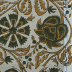 Agnes Hand Block Printed Lenin Upholstery Fabric