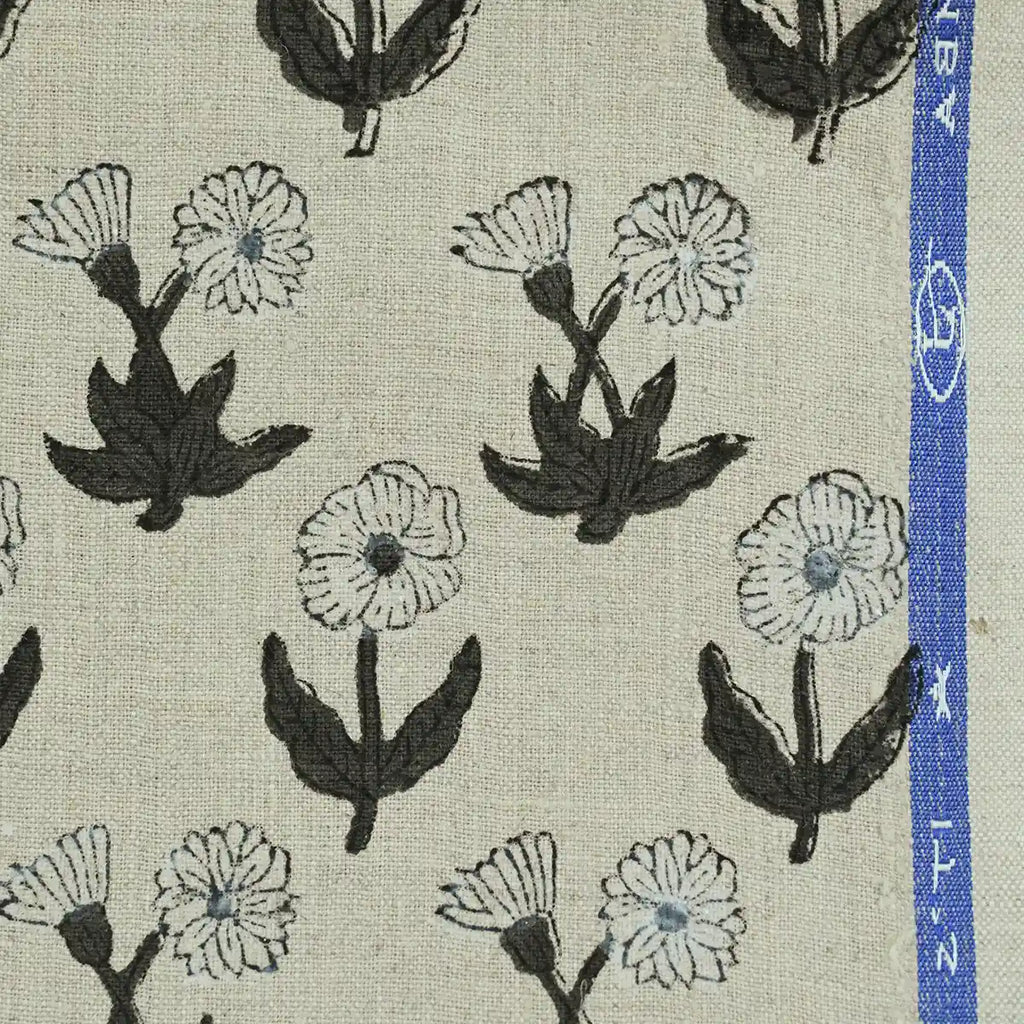 Amelia Premium Hand Block Printed Linen