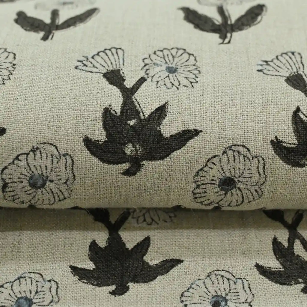 Amelia Premium Hand Block Printed Linen