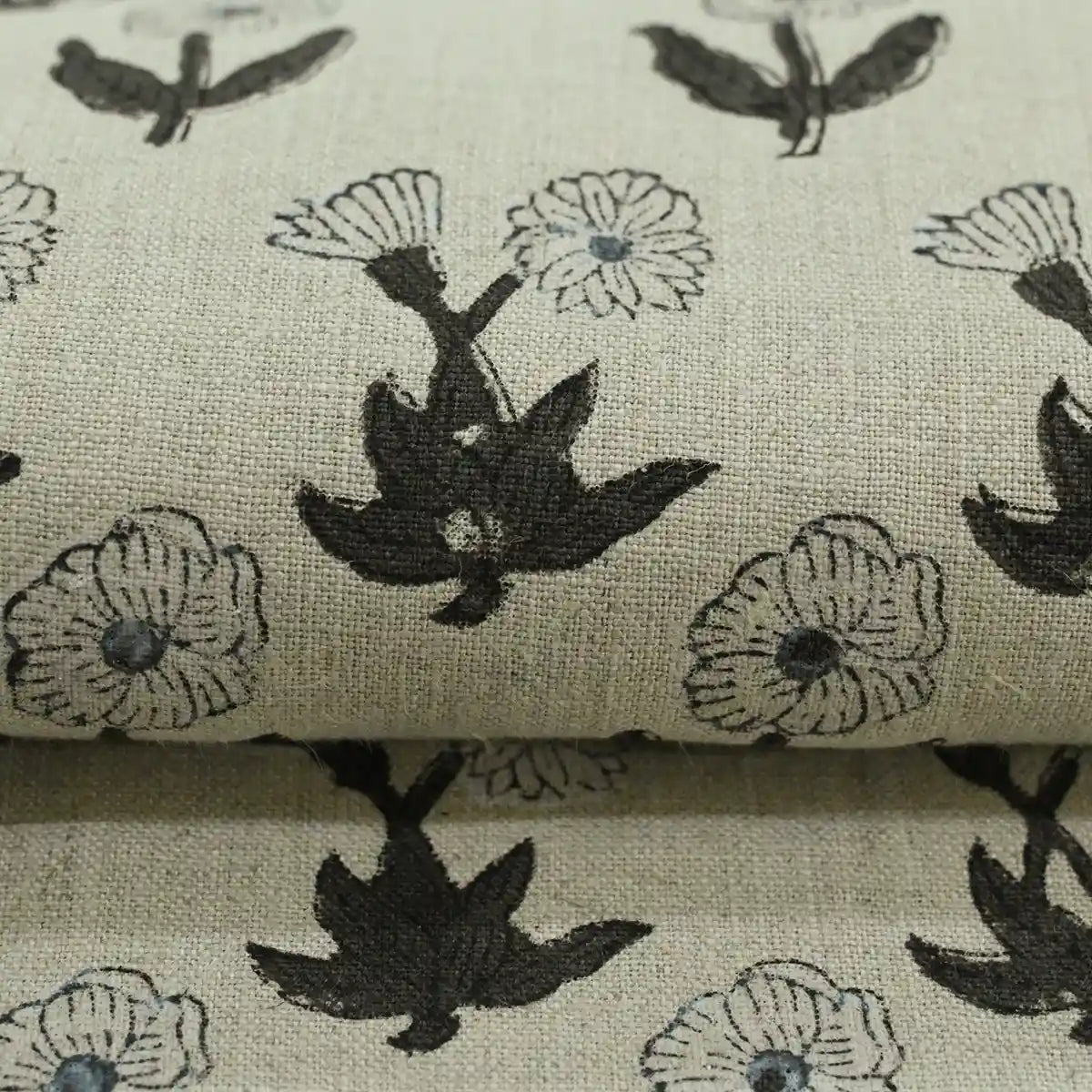 Amelia Premium Hand Block Printed Linen