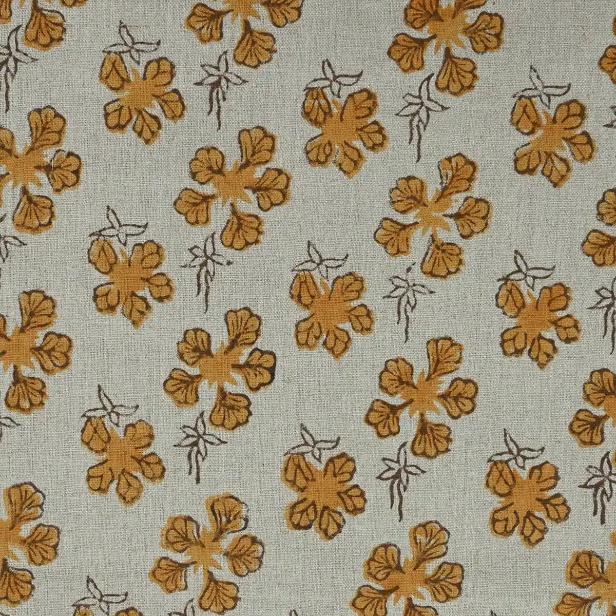 Amaris Hand Block Printed Linen