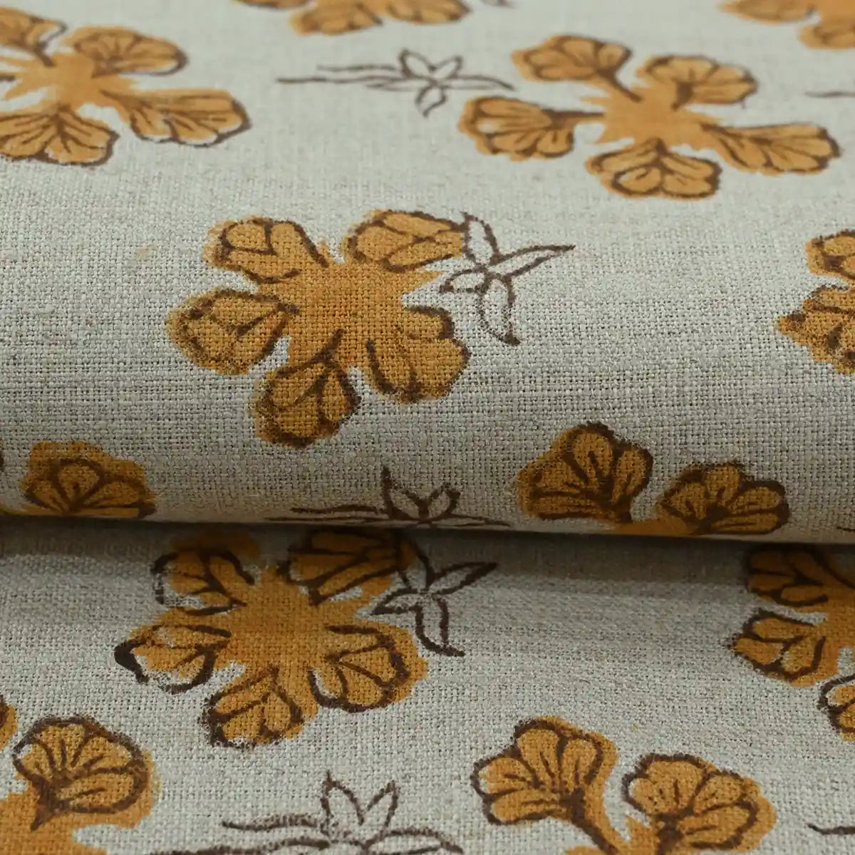 Amaris Hand Block Printed Linen