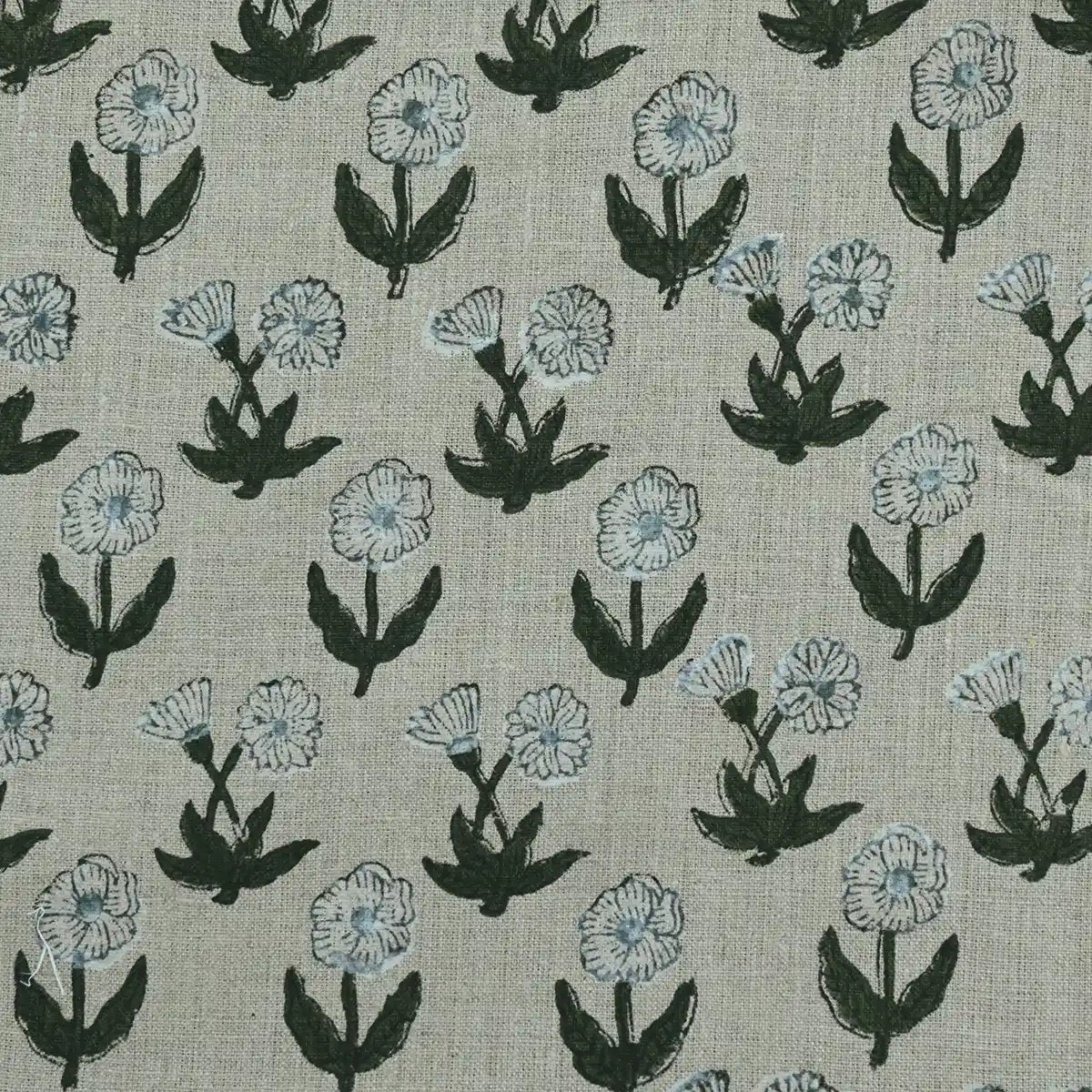 Amelia Premium Hand Block Printed Linen