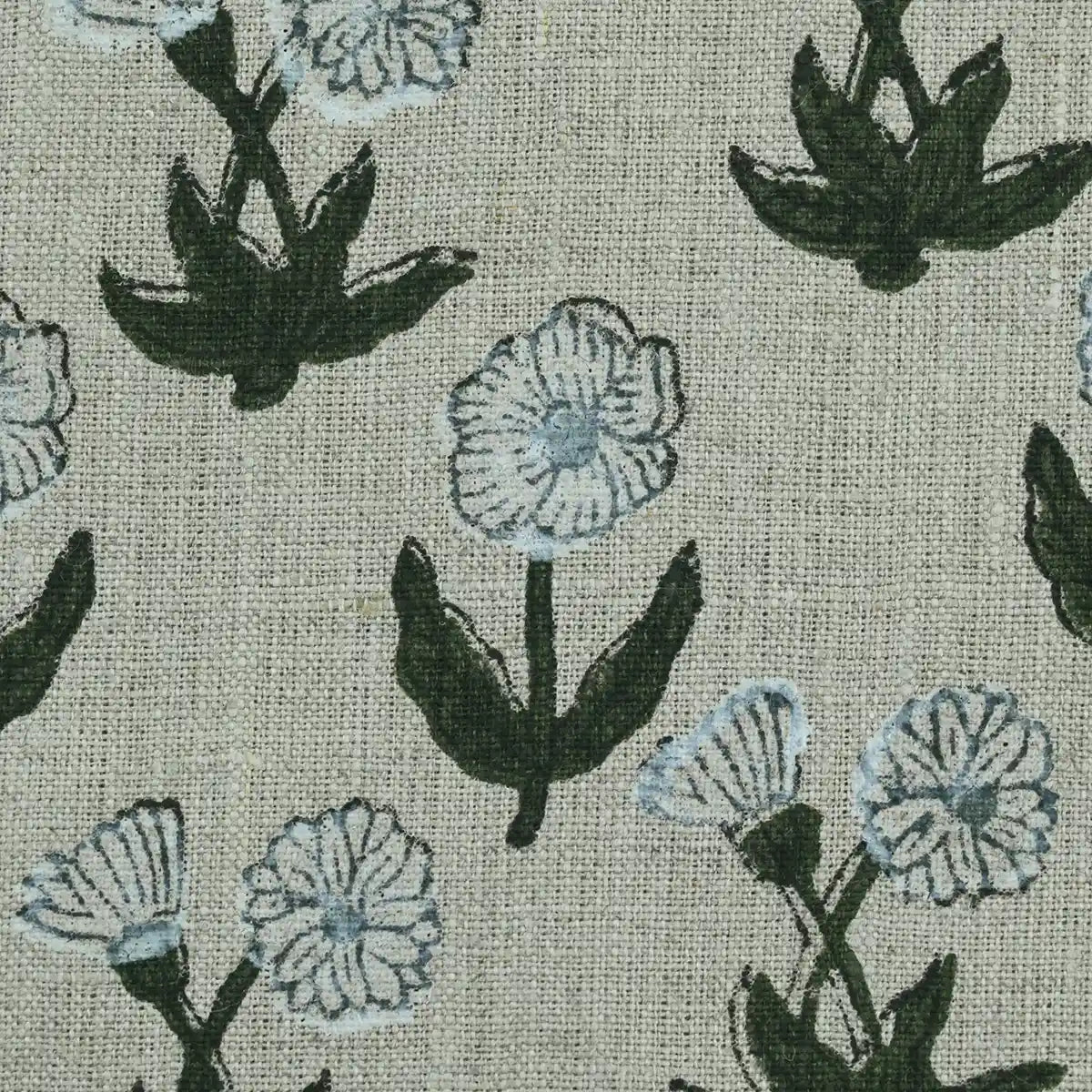 Amelia Premium Hand Block Printed Linen