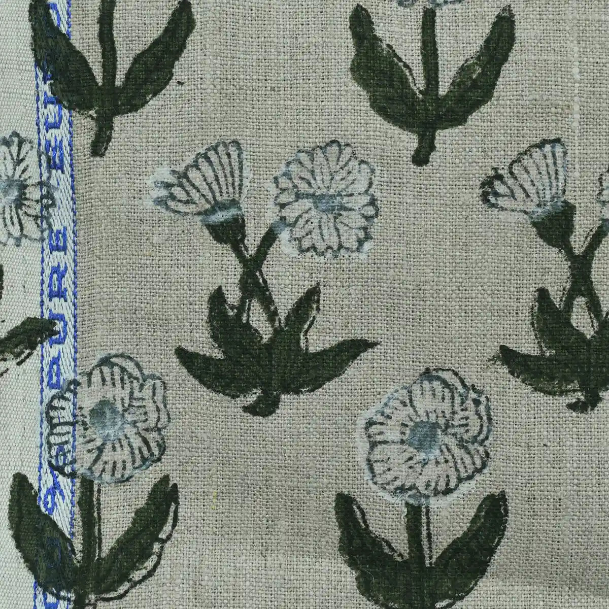 Amelia Premium Hand Block Printed Linen