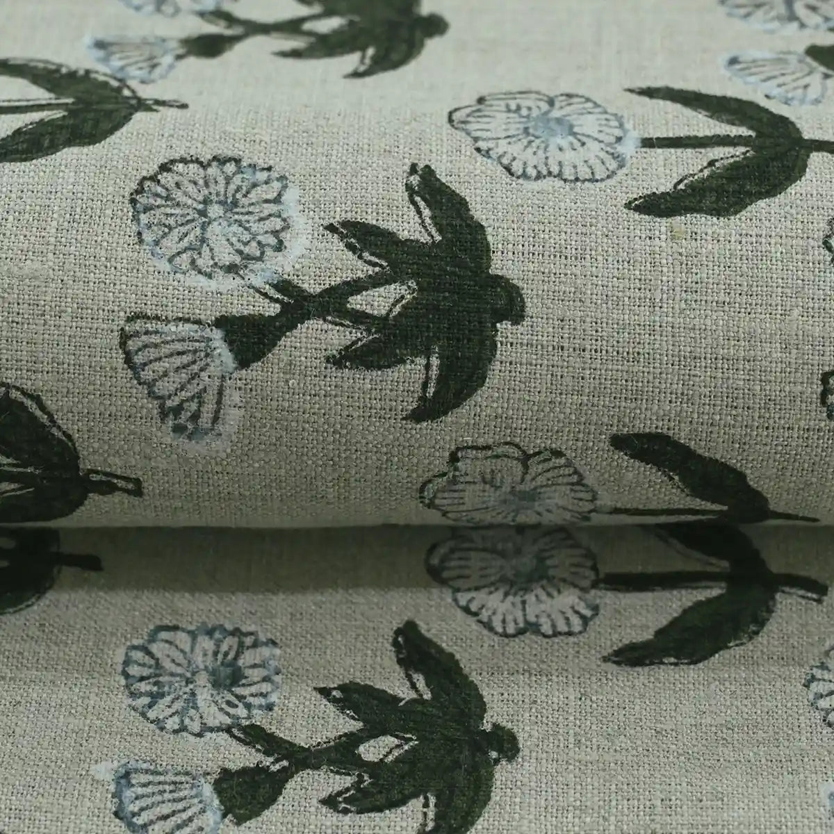 Amelia Premium Hand Block Printed Linen