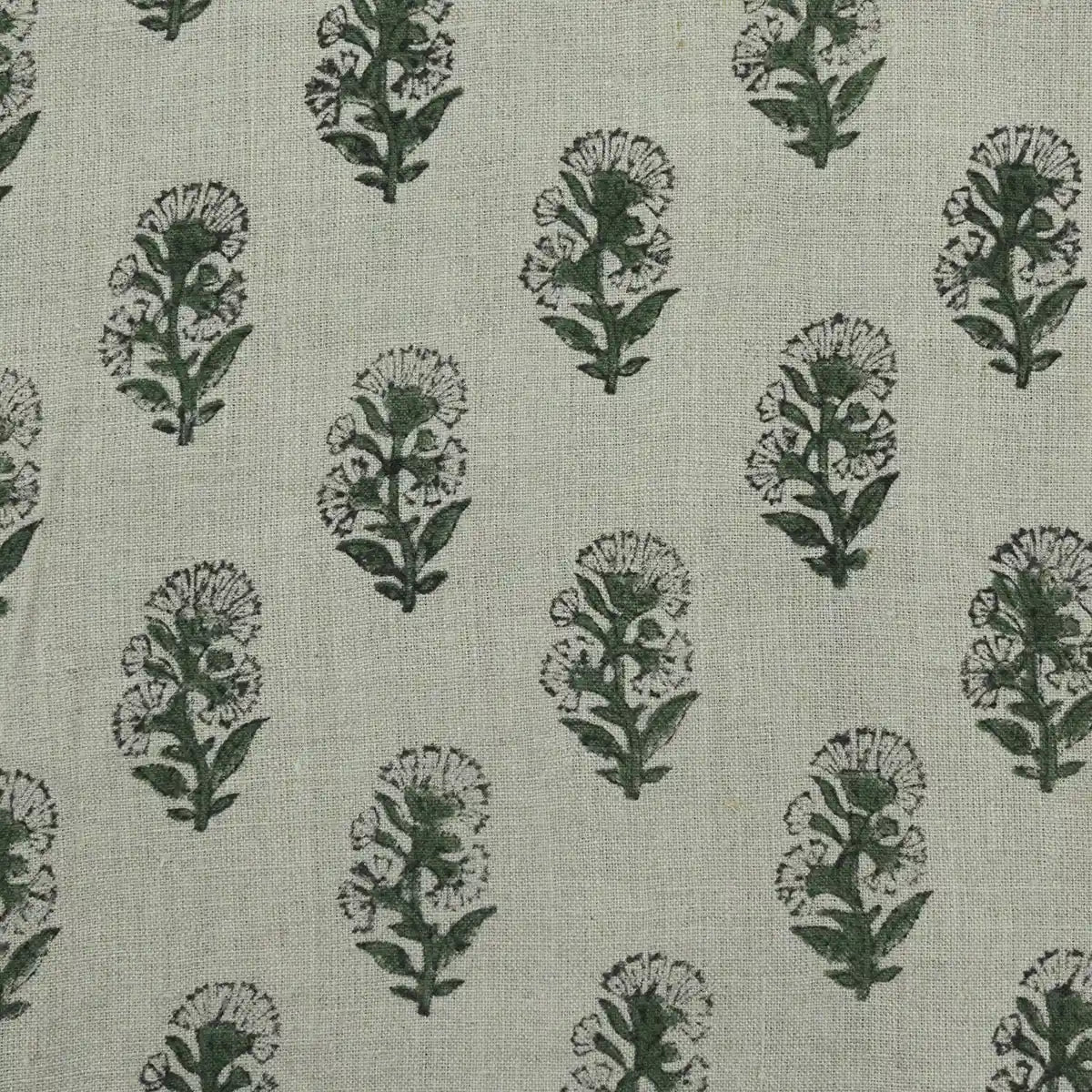 Thorian Block Printed Handloom Linen