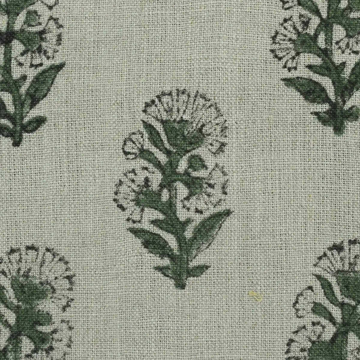 Thorian Block Printed Handloom Linen