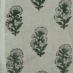 Thorian Block Printed Handloom Linen