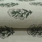 Thorian Block Printed Handloom Linen