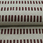 Vesper Indian Block Print Linen Fabric by the Yard