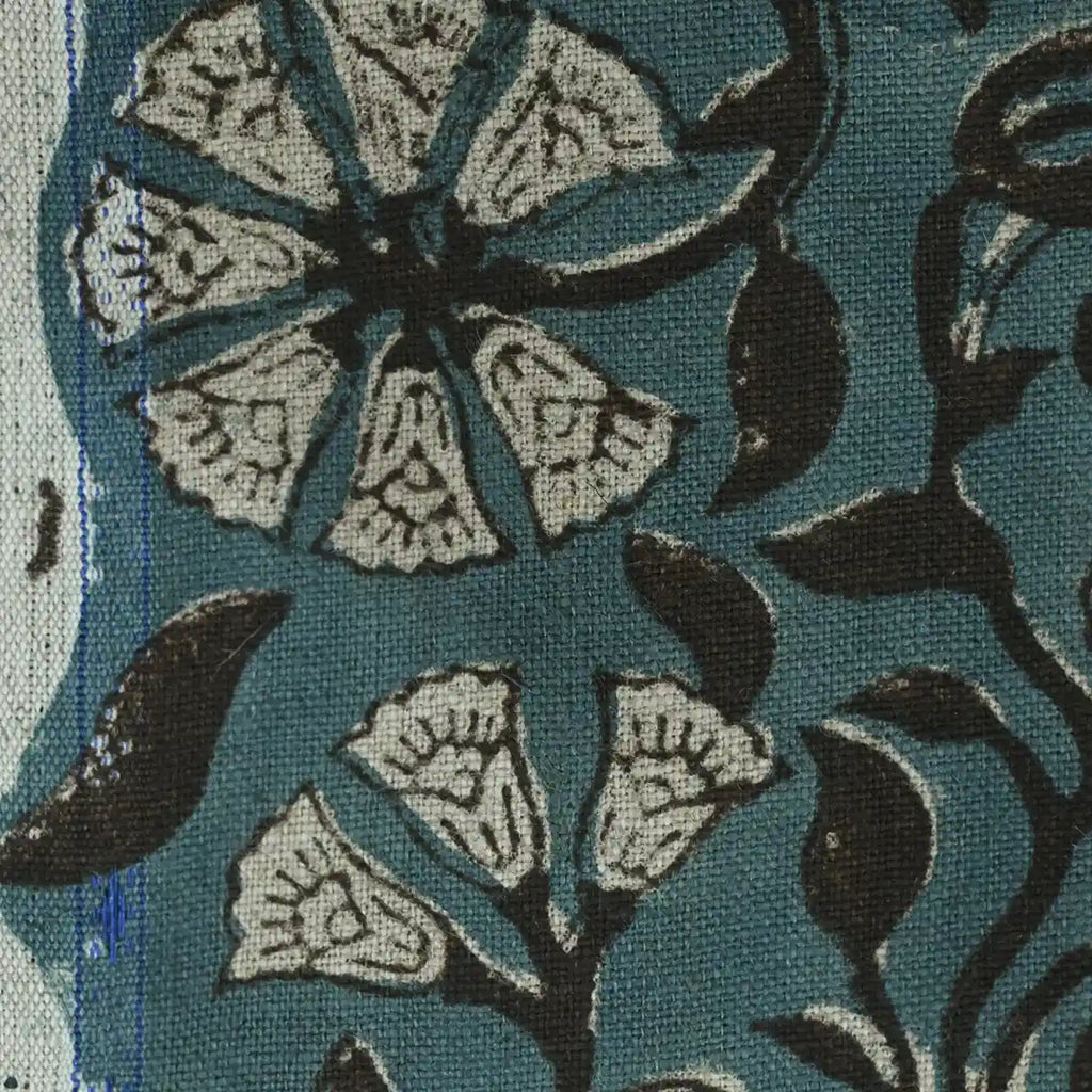 Tilda Hand Block Linen Fabric
