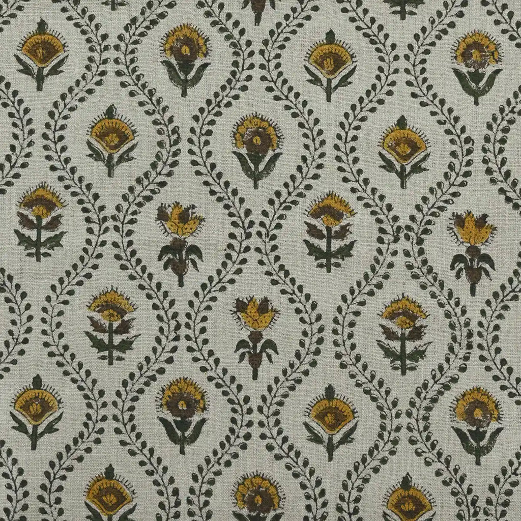 Esme Block Printed Linen