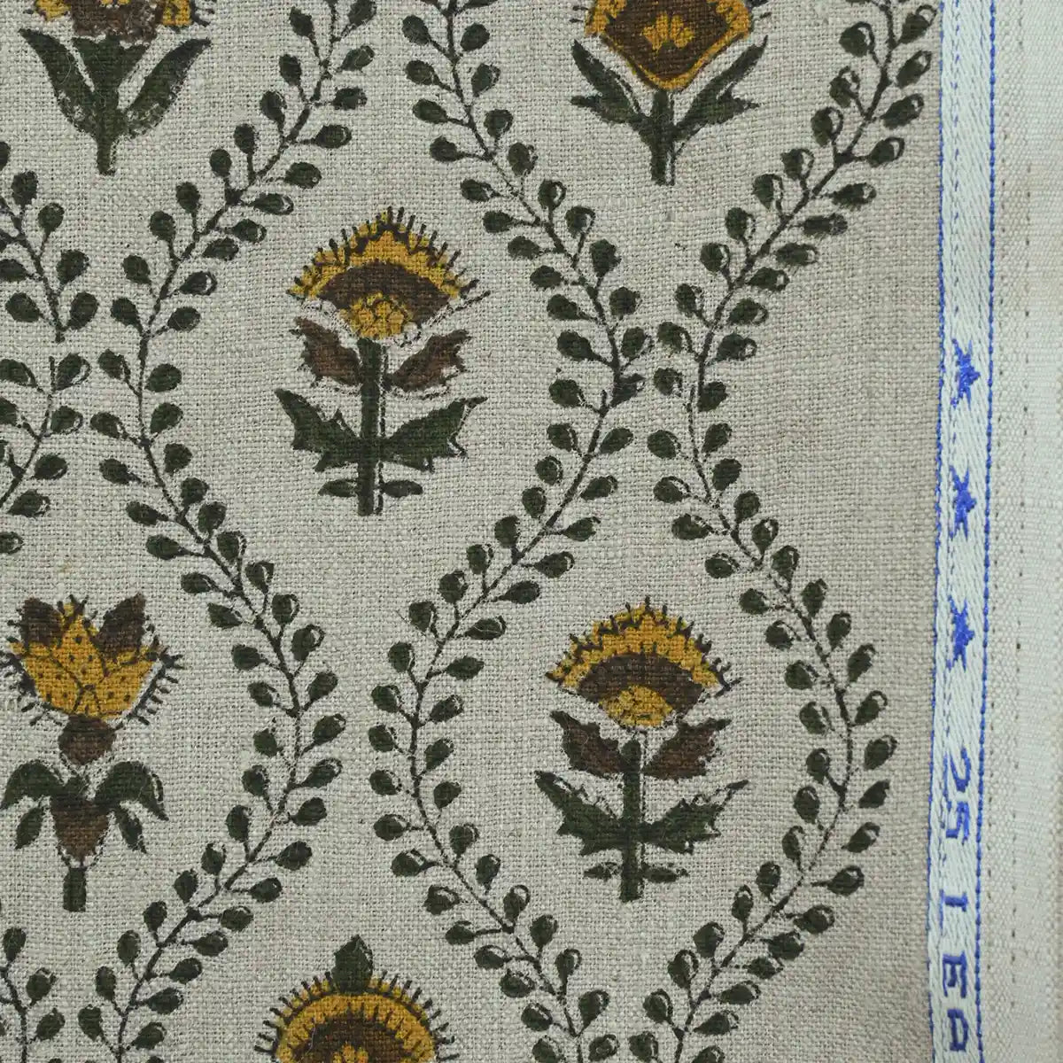 Esme Block Printed Linen