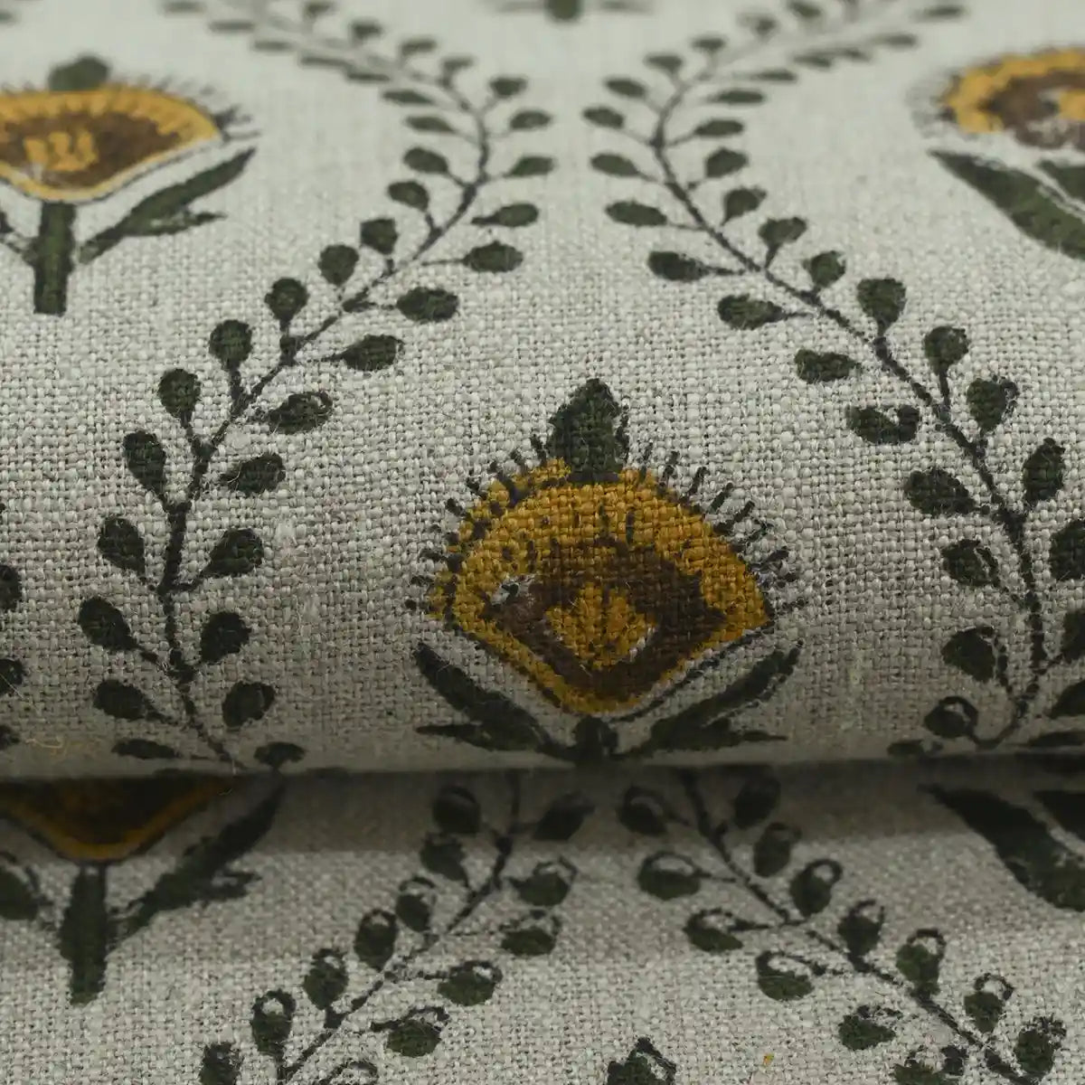 Esme Block Printed Linen