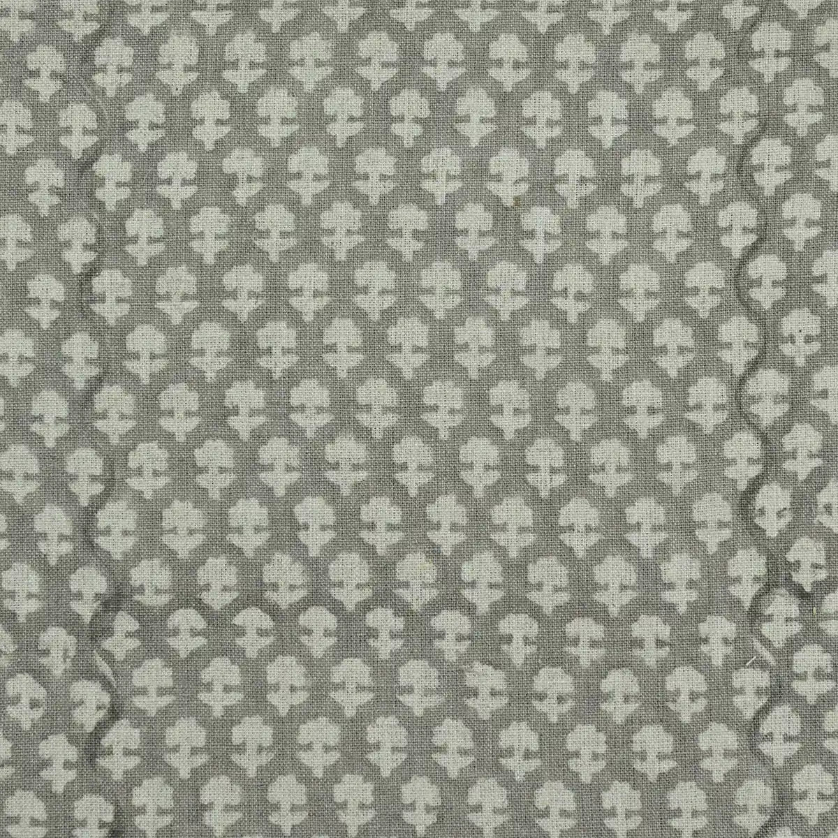 Anna Block Printed Linen Upholstery Fabric