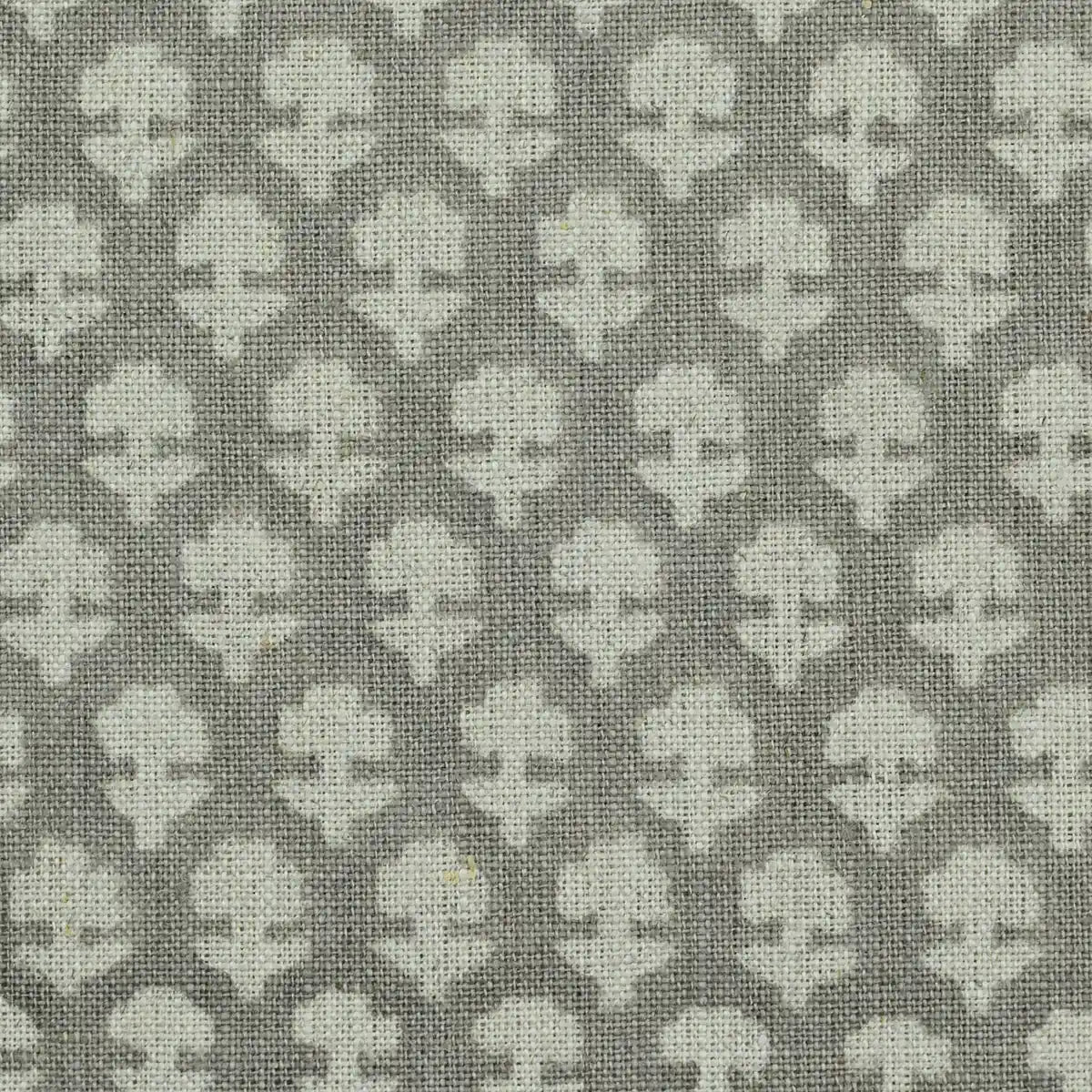 Anna Block Printed Linen Upholstery Fabric