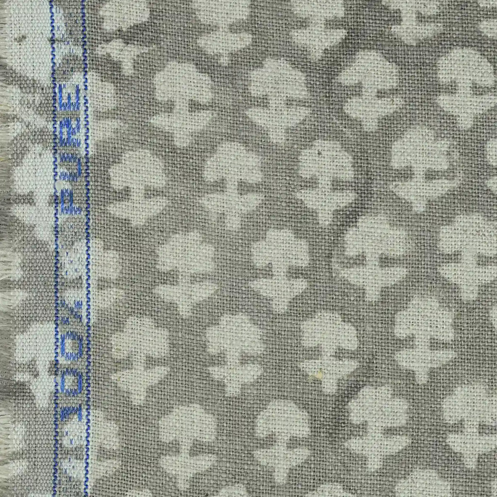 Anna Block Printed Linen Upholstery Fabric