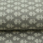 Anna Block Printed Linen Upholstery Fabric