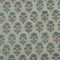 Zelda Hand Block Printed Linen Swatch fabric swatch