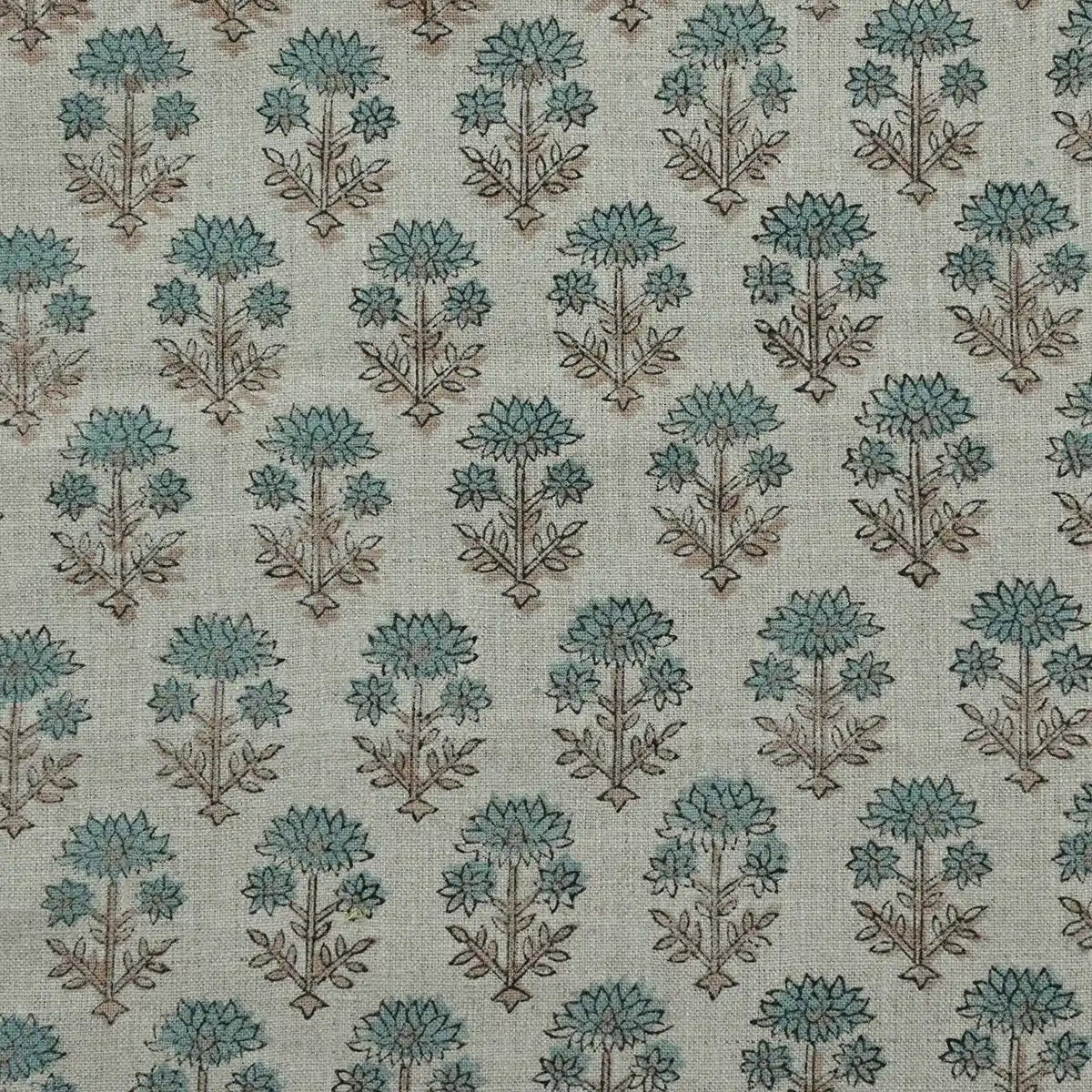 Zelda Hand Block Printed Linen