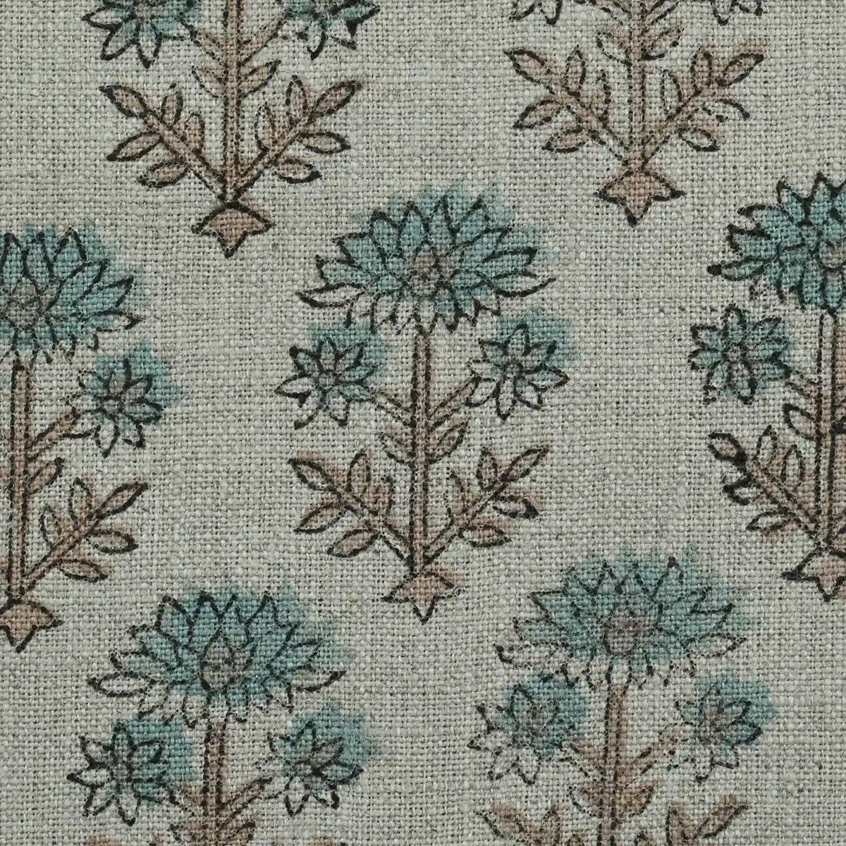 Zelda Hand Block Printed Linen