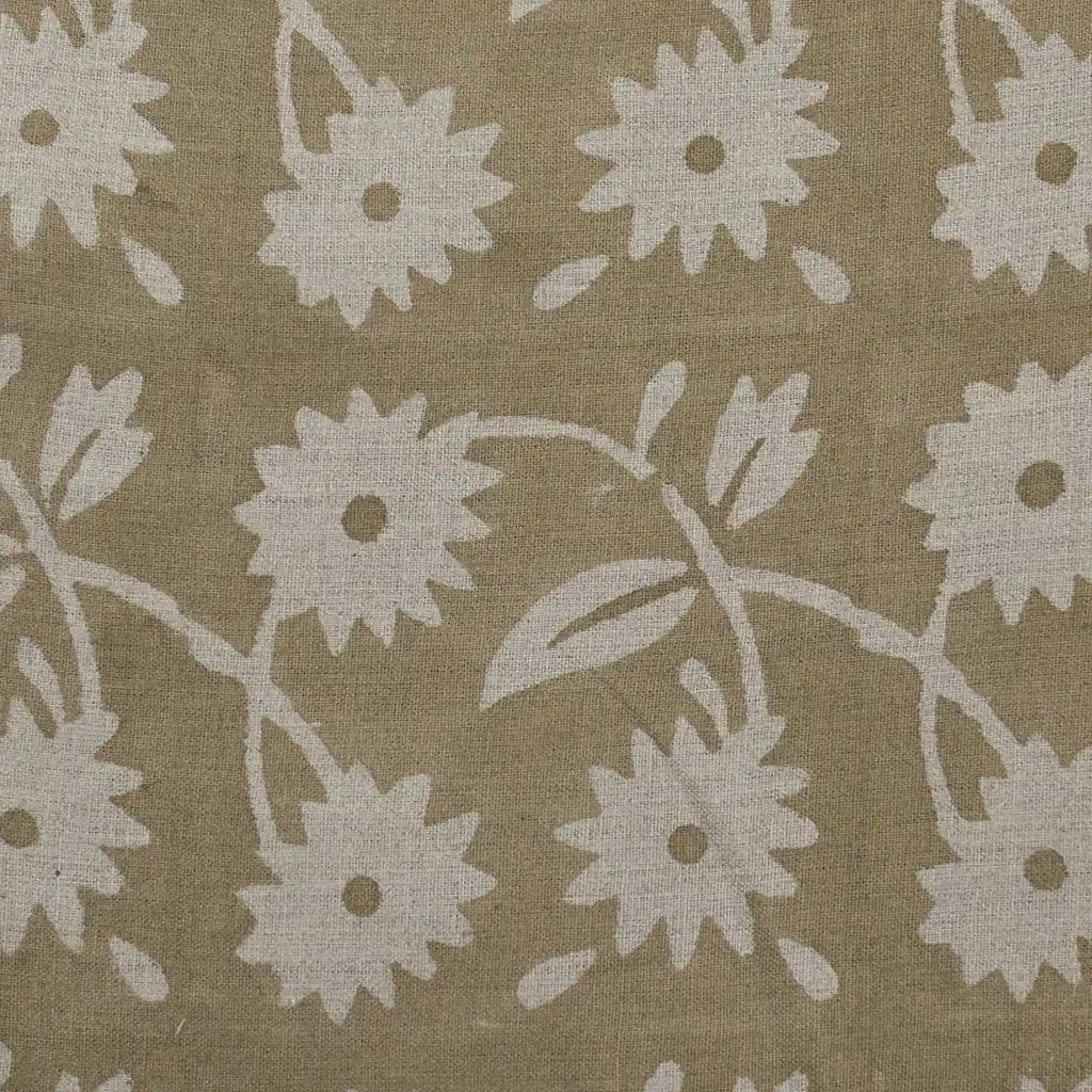 Hayley Hand Block Printed Linen