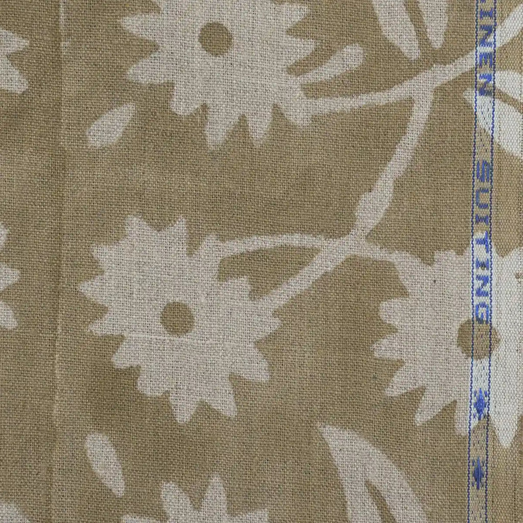 Hayley Hand Block Printed Linen
