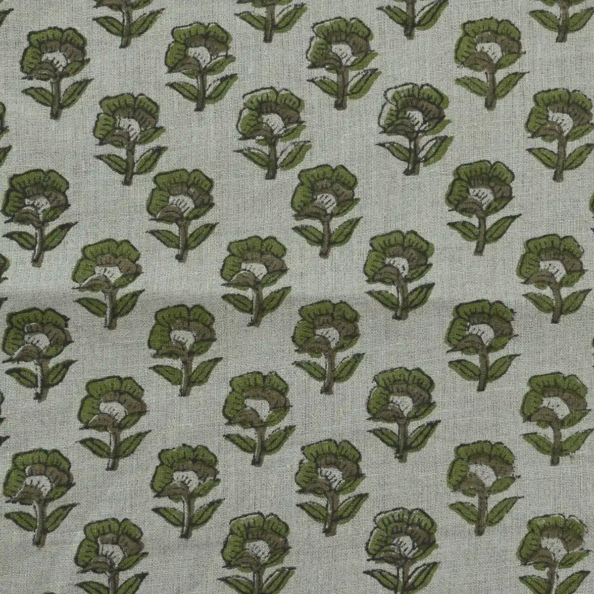 James Floral Linen Fabric