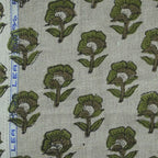James Floral Linen Fabric