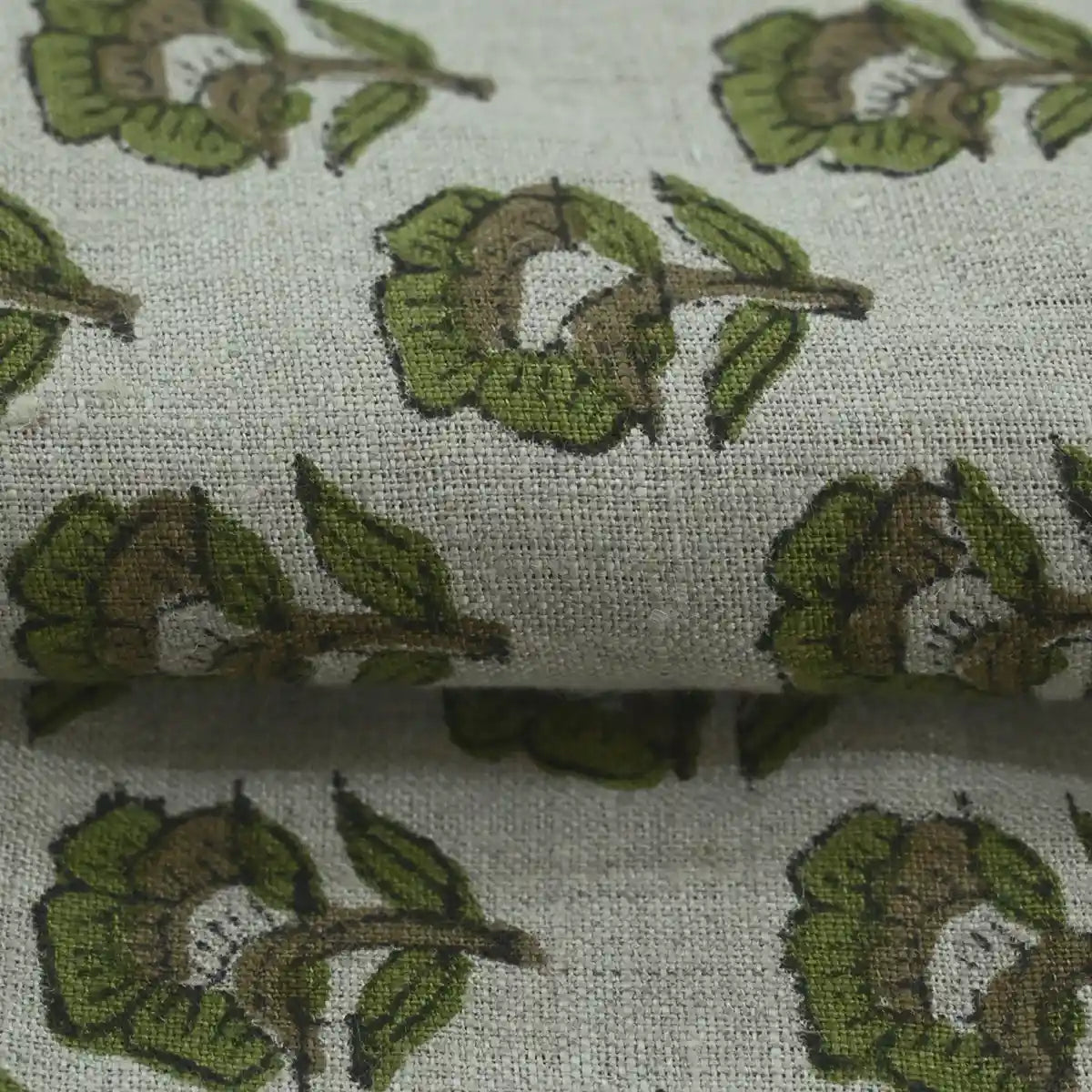 James Floral Linen Fabric