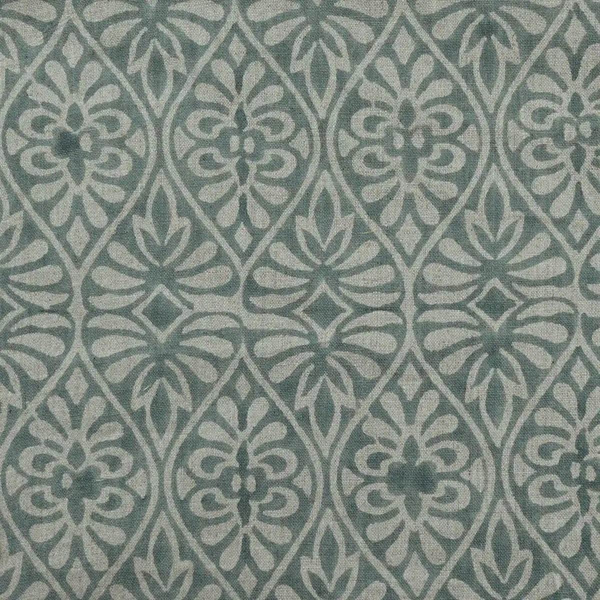 Flint Floral Hand Block Print Fabric