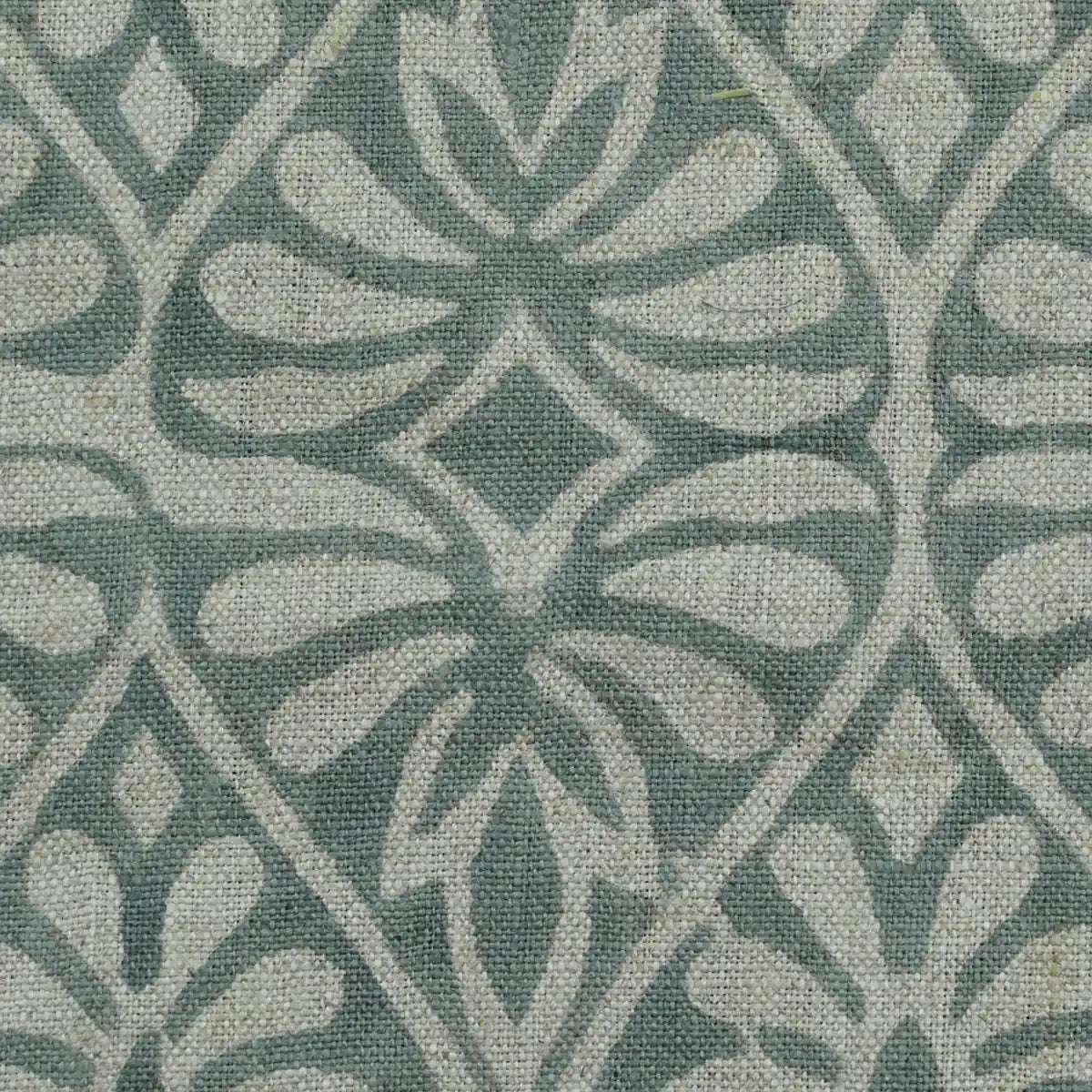 Flint Floral Hand Block Print Fabric