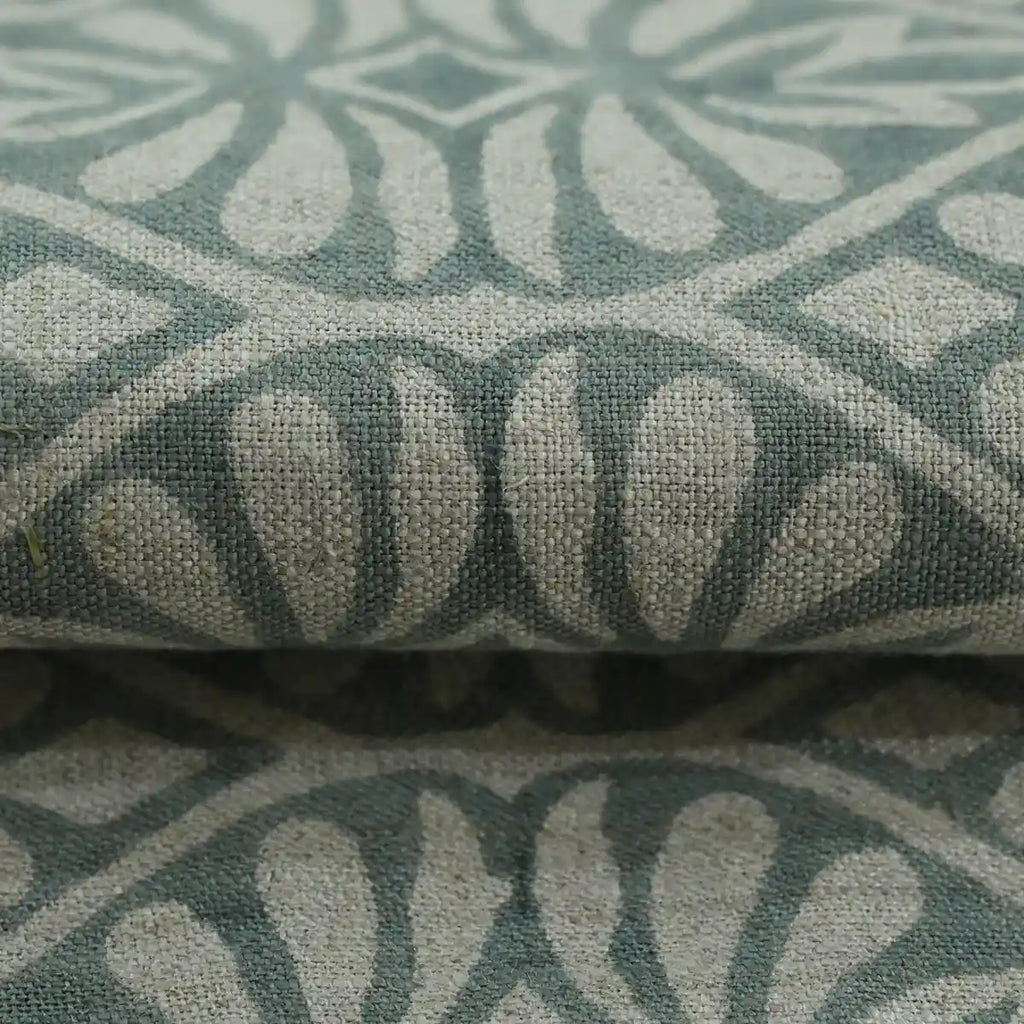 Flint Floral Hand Block Print Fabric