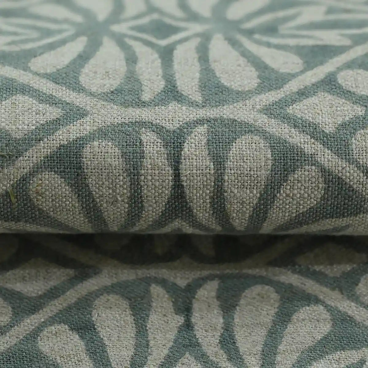 Flint Floral Hand Block Print Fabric
