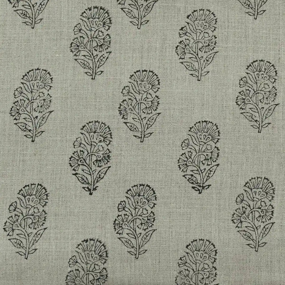 Thorian Block Printed Handloom Linen