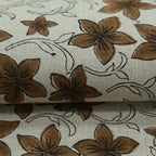 Bob Linen Block Print Fabric by the Yard