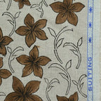 Bob Linen Block Print Fabric by the Yard