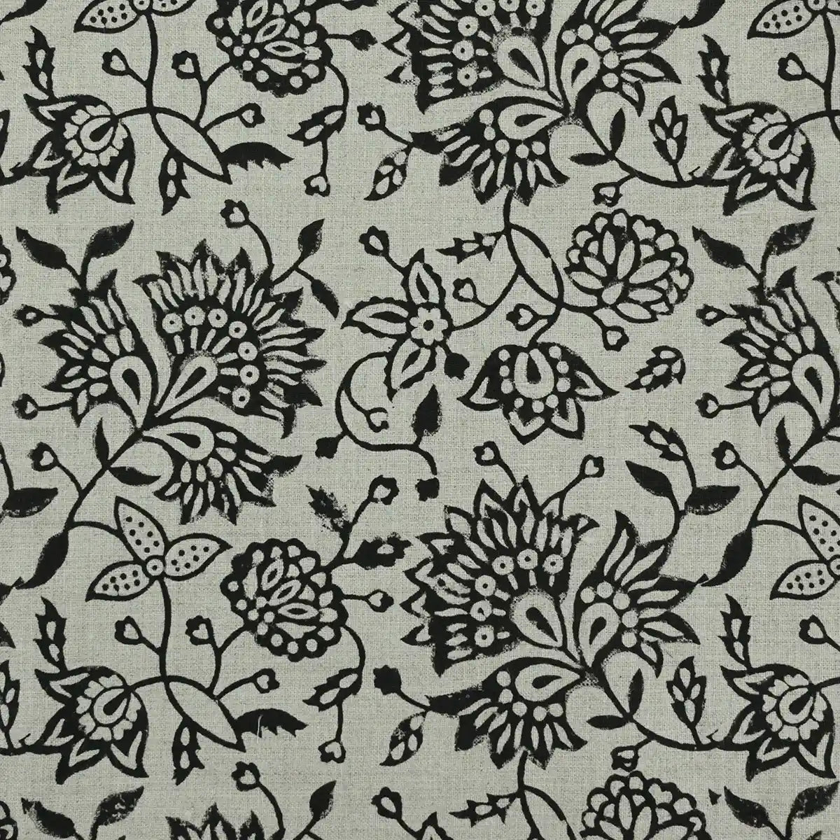 Willa Hand Block Printed Linen