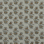Petra Block Printed Linen Fabric