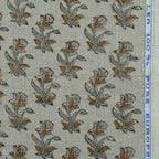 Petra Block Printed Linen Fabric