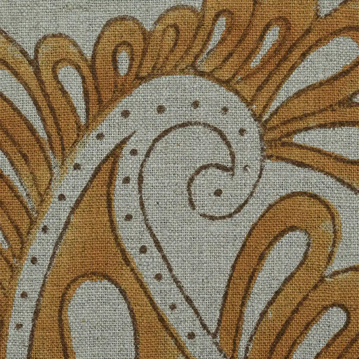Amara Block Printed Linen Fabric